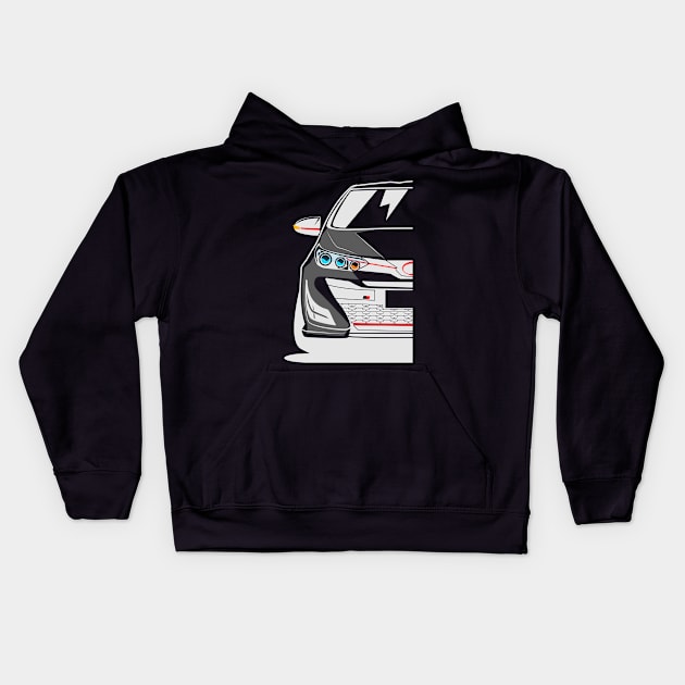 Yaris GR Gazoo Racing Kids Hoodie by gaplexio